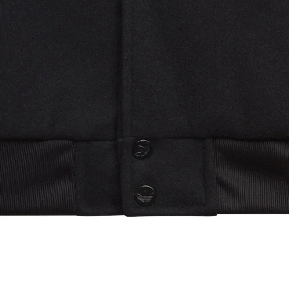 Adidas women’s Black and White Varsity Jacket - Picture 4 of 5